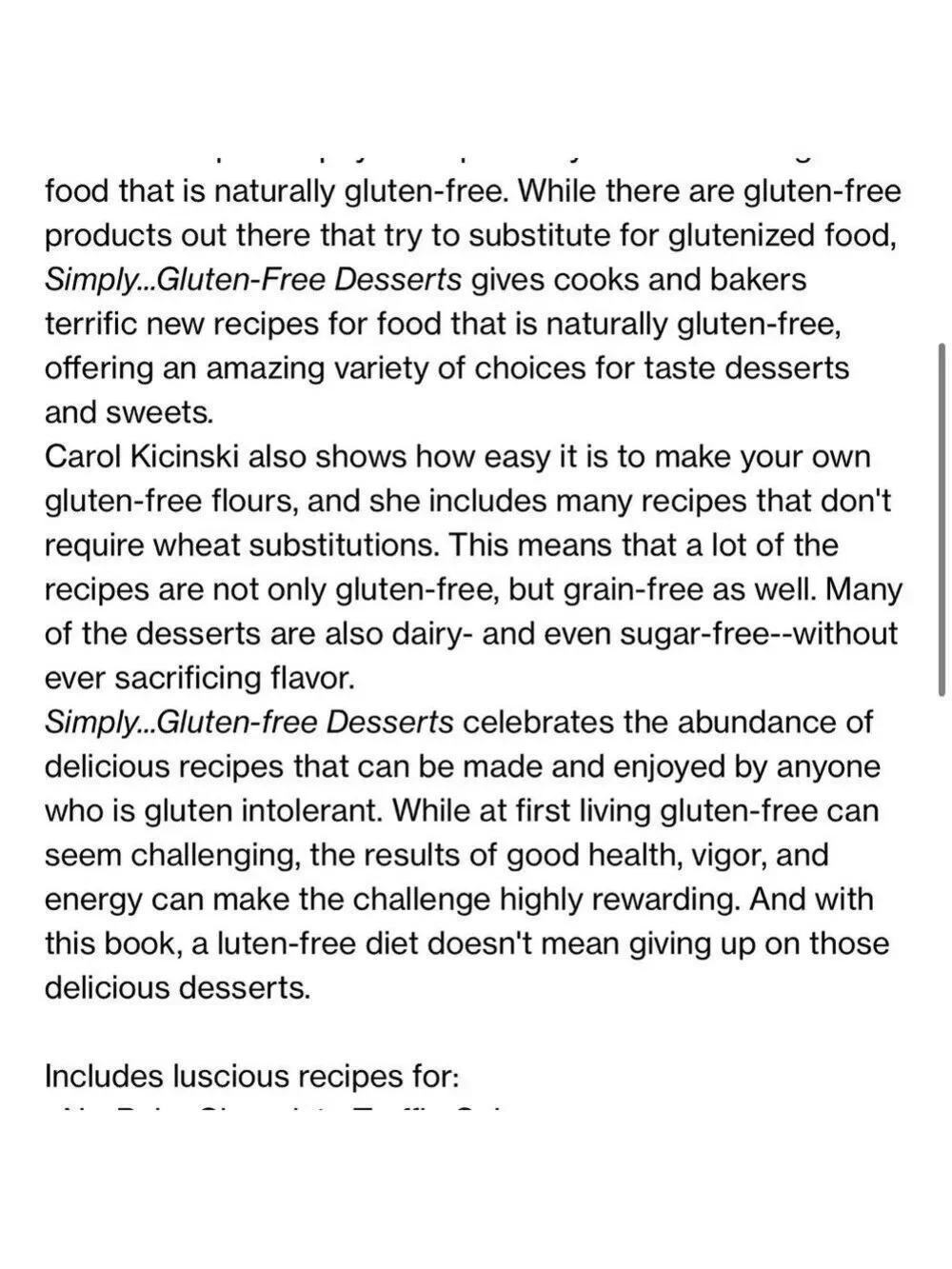 Gluten Free simply gluten